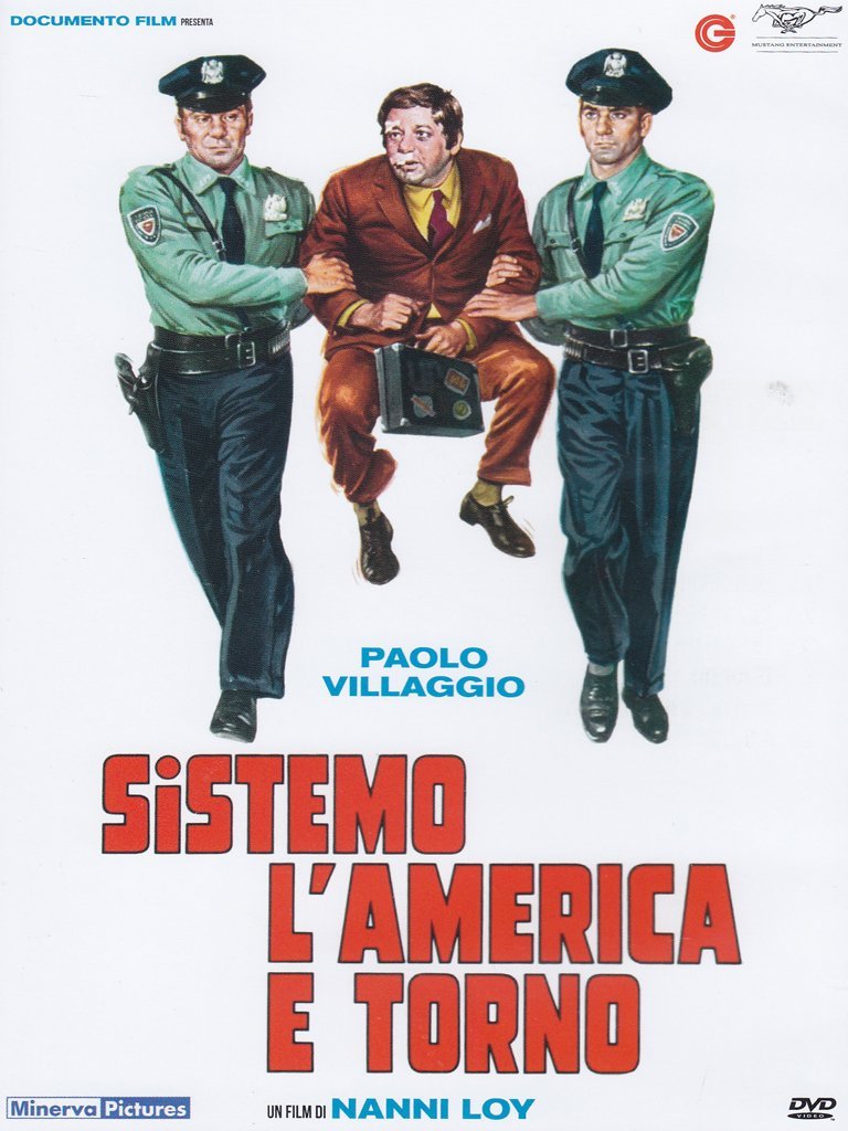 Nanni Loy racconta gli Stati Uniti con la commedia Sistemo l'America e torno (1974). Interpretato da Paolo Villaggio, Armando Brancia e Rita Savagnone.