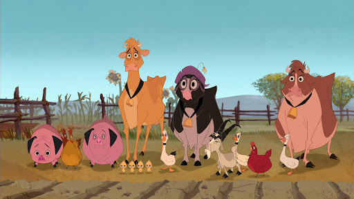Mucche alla riscossa (Home on the Range(, classico Disney del 2004 diretto da John Sanford e Will Finn.