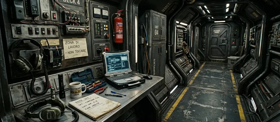 Image showing spaceship_corridor