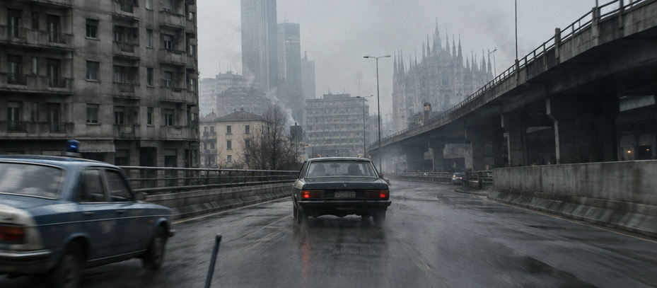 Immagine che mostra un inseguimento urbano